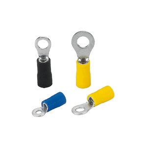 Connecteur de câble électrique en cuivre de Type O, anneau de camping-car, cosses en laiton, connecteur de fil de poussée en acier pré-isolant - Product Image 1