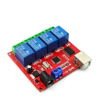 5V 12V 24V 1 2 4 8 canaux USB relais contrôle par ordinateur Programmable pour Smart Home PC contrôleur Intelligent