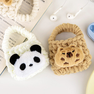 Monedero de Peluche Tejido al por Mayor con Patrón de Animales, Mini Bolso, Bolsa para Auriculares, Regalo para Niños, Bolsa Suave de Ganchillo - Product Image 4
