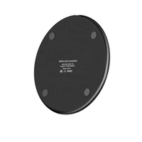 Chargeur sans fil rapide certifié CE RoHS et base en alliage d'aluminium la moins chère Chargeur sans fil rapide 15W pour téléphones intelligents