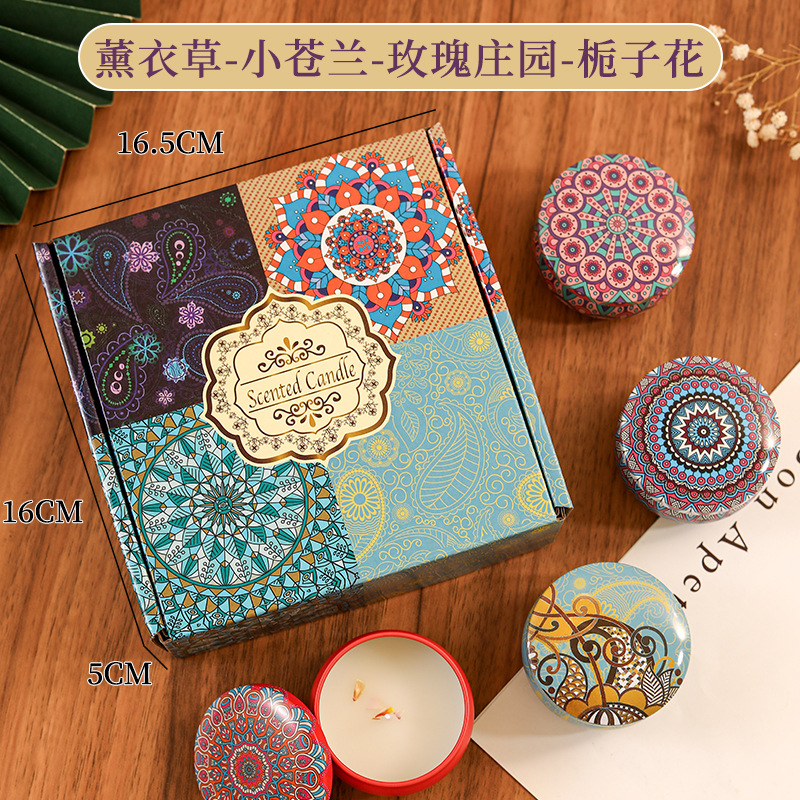 Mouth Candle [Gift Set A] Lavender, Freesia, Rose, Gardenia