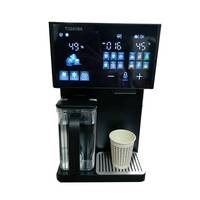 Purificateur d'eau domestique de comptoir le plus vendu avec fonction de fabrication de glace, filtration par membrane RO composite, chauffage et refroidissement, eau portable