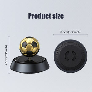 Diffuseur de parfum solaire rotatif en forme de ballon de football pour voiture, accessoires décoratifs, ornement aromatique énergétique - Product Image 4