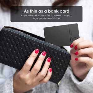 Traceur de portefeuille ultra-fin RSH, localisateur de cartes certifié MFi, localisateur d'objets intelligents pour passeport et carte d'identité, <span class=keywords><strong>BLE</strong></span> 5.4, batterie 2 ans pour la localisation - Product Image 3