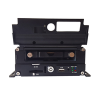 Sortie vidéo FHD 1080P DVR mobile de véhicule HDD 4/8 canaux avec écran IPS 7 '', prise en charge des fonctions GPS, RJ45, 3G/4G et WIFI