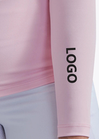 T-shirt à manches longues pour l'équitation, à séchage rapide, avec fermeture éclair, sous-vêtement d'équitation, haut d'équitation