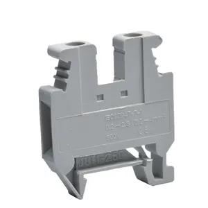 JUT1-2.5E factory price mini type Screw clamp connector din rail mounted terminal blocks MBK3/E-Z 32A 690V Phoenix