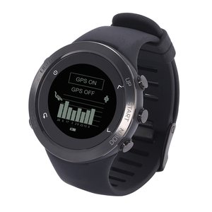 Reloj Inteligente Digital GPS con Alarma, Resistente al Agua, Correa de Silicona de 20 mm, Monitor de <span class=keywords><strong>Latitud</strong></span> <span class=keywords><strong>y</strong></span> <span class=keywords><strong>Longitud</strong></span>, Estilo Deportivo Negro - Product Image 1