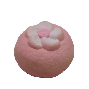 Jouet anti-stress Sakura Pastry Ball avec logo PU personnalisable, design visuellement attrayant - Product Image 1