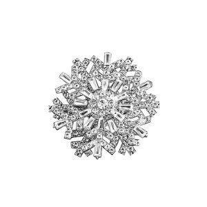 <span class=keywords><strong>JoJo</strong></span> 2025 broche de copo de nieve giratorio de joyería de aleación de lujo de gama alta para niños para <span class=keywords><strong>ropa</strong></span> Pin traje Top ramillete broches de moda - Product Image 1