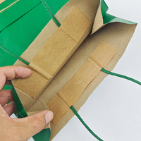 Sac en papier kraft écologique personnalisé pour pâtisserie, dessert, café, nourriture à emporter avec logo imprimé pour les boulangeries