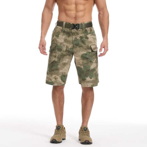 SFB IX7 ESDY Men Outdoor Camouflage Tactical Pants Elastic Multi-Bag Quick-Drying Waterproof Training Five-Point Shorts <b>Hiking</b> - Product Image 5