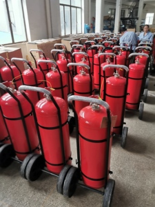 <span class=keywords><strong>Extincteur</strong></span> à <span class=keywords><strong>poudre</strong></span> sur chariot 25KG 45KG 50kg 100KG pour usine et industrie - Product Image 2