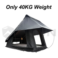 SNDN Precio de fábrica Techo Tienda inflable Cuatro estaciones Camping Tienda suave en la azotea Pop up Off-Road Car Top Roof Carpa