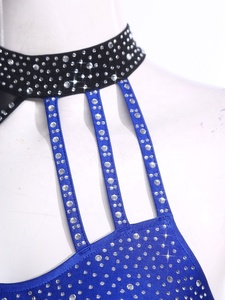 Maillot de Gimnasia para Mujer, Traje de una Pieza, para Patinaje Artístico, Tango, Danza Latina, Cha-Cha, Rumba, Samba - Product Image 4