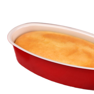 Suncity Oval Cheesecake Mold Non Stick Baking Pan For Cake And Pudding 20 Per Box - Product Image 2