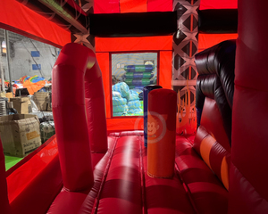 Château gonflable multi-joueurs Pompier avec toboggan et camion de pompiers - Product Image 6
