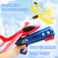 Vente en gros d'usine, pistolet lanceur d'avion, jouet d'avion très vendu pour enfants, nouveau style de jouets pistolet avec avion