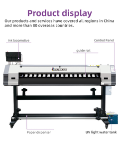 Graphking nhà máy 1.6m cuộn để cuộn UV máy in phun in khổ lớn xp600/i3200 Vinyl máy in biểu ngữ máy - Product Image 5