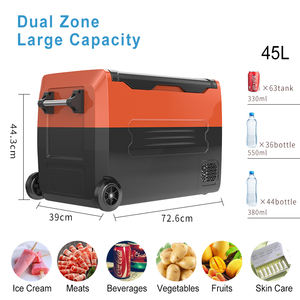 Venta caliente compresor nevera <span class=keywords><strong>de</strong></span> coche refrigerador portátil para viajes/camping/picnic/yate/barco 40L DC 12V/24V mini congelador - Product Image 2