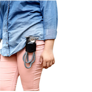 Étui pour stéthoscope médical, 7 pouces, fermeture éclair en cuir, sac de rangement portable à fixer à la taille pour médecins, infirmières, personnel de santé - Product Image 2