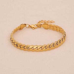 Pulsera Cubana de Acero Inoxidable Ice Meng para Mujer, Diseño INS de Alta Sensibilidad, Cadena de Moda, Joyería B645 - Product Image 2