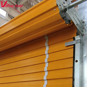 Porte manuelle en acier coupe-vent de qualité supérieure, sur mesure, pour applications industrielles et d'entrepôt, pour porte à enroulement - Product Image 3
