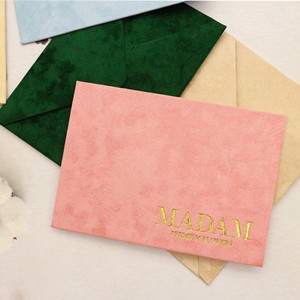 Enveloppes en velours de luxe pour invitations de mariage, invitations professionnelles, cartes d'<span class=keywords><strong>anniversaire</strong></span>, logo personnalisé, taille, couleur, impression dorée - Product Image 2