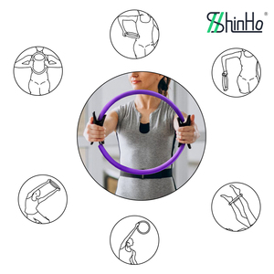 Anello Pilates Portatile Shinho 14" in EVA TPR <span class=keywords><strong>per</strong></span> Tonificare Cosce Interne, Braccia e Core - Product Image 6