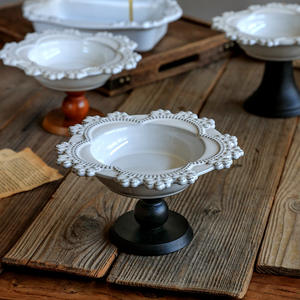 Vajilla de Cerámica Retro para el Hogar, Plato de Sopa Estilo Corte, Plato para Cocina Occidental - Product Image 2