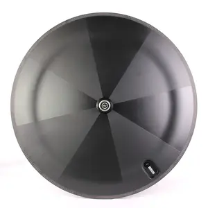 Aerodynamic full disc carbon wheel for TT and Track bike