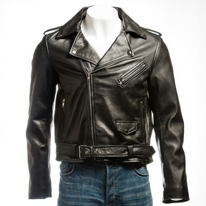New Arrival Men's Casual Zipper Style <b>Leather</b> <b>Jackets</b> Slim Fit Top Quality Men <b>Genuine</b> <b>Leather</b> <b>Jacket</b> for Man - Product Image 3