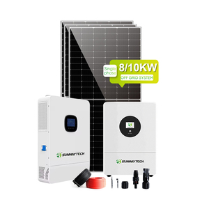 Système de stockage <span class=keywords><strong>d</strong></span>'énergie solaire photovoltaïque 5Kw 10Kw 8Kw 10 Kw Système solaire hybride hors réseau Kit complet pour <span class=keywords><strong>la</strong></span> <span class=keywords><strong>maison</strong></span> - Product Image 1