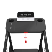 Tapis de course électrique pliable avec moteur DC 2.0HP, inclinaison automatique, pour usage domestique, équipement de fitness moderne, vente en gros
