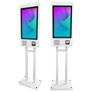 Floor Stand Android Wifi Touch Screen Mall Payment Kiosk Touch Screen All In 1 Self Service Ordering Payment Checked Pos Kiosk