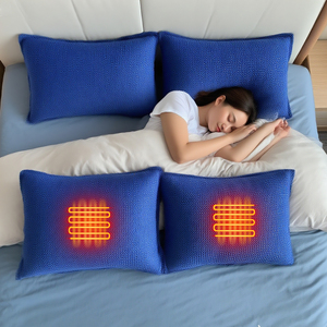 Savior màu xanh lá cây huggable nhung USB nóng đệm 3 cấp nhiệt độ quy định Dệt Kim nhiệt gối thoải mái nóng cổ - Product Image 4