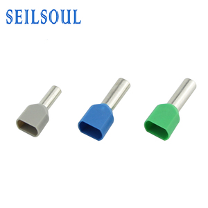 Terminales <span class=keywords><strong>de</strong></span> Cable Eléctrico TE, Conectores <span class=keywords><strong>de</strong></span> Extremo <span class=keywords><strong>de</strong></span> Cable Doble Aislados, Tipo <span class=keywords><strong>Tubo</strong></span> y Tipo Bota, <span class=keywords><strong>de</strong></span> <span class=keywords><strong>Cobre</strong></span>, para Uso Industrial - Product Image 1