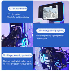 360 degrés grande rotation VR lunettes sens du corps équipement d'amusement montagnes russes pendule navette de temps machine de jeu <span class=keywords><strong>vr360</strong></span> - Product Image 6