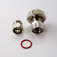 Conector de Antena Coaxial RF Macho Impermeable DIN 7/16 para Cable Coaxial Superflexible de 1/2'' y 50 Ohmios