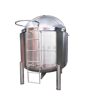 Cuve à bière personnalisée grande capacité, qualité sanitaire 304 316L, pour stockage, eau industrielle et traitement de la brasserie - Product Image 4