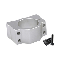 Support de fixation pour moteur de broche de machine à graver Hongyang en alliage d'aluminium 48/52 mm