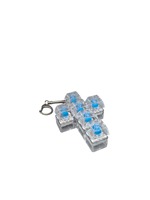 High-transparency Plastic Button Stress-relief Mechanical Keyboard Keycap Keychain Pendant Toy