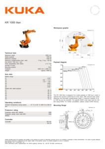 Robot industriel à 6 axes KR210 R2700, moteur PLC, charge utile de 210 kg, portée de 2700 mm, garantie d'un an pour les applications de palettisation - Product Image 3