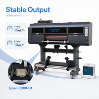 Impresora de Inyección de Tinta UV DTF de Formato Ancho de 600 mm, Multicolor, Totalmente Automática, Marca Hanying, para Impresión de Adhesivos