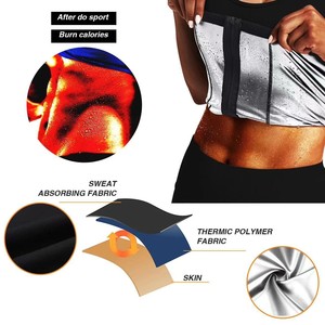 Combinaison de sauna professionnelle anti-déchirure à fermeture éclair intégrale pour femmes grandes tailles, idéale pour le fitness et l'exercice - Product Image 4