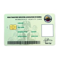 Carte à puce intelligente à contact GSC personnalisée, imprimée, SLE5542, pour le codage de serrure de porte et le contrôle d'accès