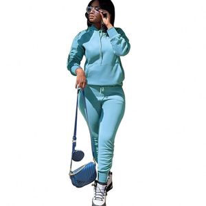 Yp Groothandel Dames Voor Bluey Kleding Sets Herfst Winter Katoenen Pak Met Capuchon En Hoodie <span class=keywords><strong>2</strong></span>-delige Winterkleding - Product Image 3