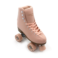 Patins à roulettes d'extérieur professionnels classiques en cuir et maille réglables pour adultes et enfants, roues en PVC 4 plis, roulements ABEC-7, vente en gros
