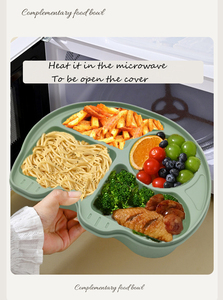Boîte à lunch compartimentée <span class=keywords><strong>hermétique</strong></span> en plastique pour étudiants et employés de bureau, compatible micro-ondes, pour pique-nique en extérieur, conteneur alimentaire pour fruits et aliments, idéale pour la cuisine - Product Image 3
