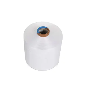 100% полиэстер необработанный белый SIM Тип пряжи 150/144 для вязания ткани поставка